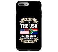 Carcasa para iPhone 7 Plus/8 Plus Puede Que Viva en Estados Unidos, Pero mi Historia comenzó en Sudáfrica