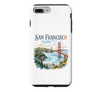 Carcasa para iPhone 7 Plus/8 Plus Puente Golden Gate de San Francisco, California, Vintage