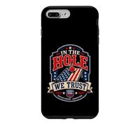 Carcasa para iPhone 7 Plus/8 Plus Puf Patriotic Cornhole In The Hole We Trust USA