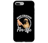 Carcasa para iPhone 7 Plus/8 Plus Pug Dog con diseño de «Best Friends» de Pug Lover