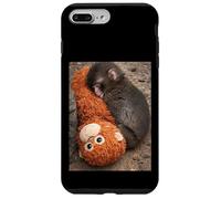 Carcasa para iPhone 7 Plus/8 Plus Punch Monkey Meme Cute Baby Plush Toy Sign of Mother Love