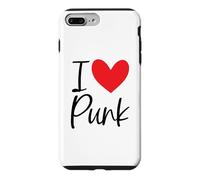 Carcasa para iPhone 7 Plus/8 Plus Punk Rock Me Encanta Punk Punker Rocker Años 80 90 Plaid Street Oi