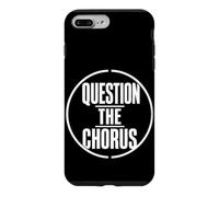 Carcasa para iPhone 7 Plus/8 Plus QUESTION The Chorus Tipografía Minimalista Declaración
