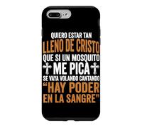 Carcasa para iPhone 7 Plus/8 Plus Quiero Estar Tan Lleno De Cristo Humor Cristiano Español