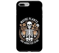 Carcasa para iPhone 7 Plus/8 Plus Quizás Las Plantas Son adictas a mí Esqueleto Divertido