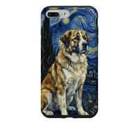 Carcasa para iPhone 7 Plus/8 Plus Rafeiro do Alentejo Perro Van Gogh Noche Estrellada