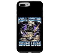 Carcasa para iPhone 7 Plus/8 Plus Rage Baking Salva Vidas, Divertidos panaderos caseros de Angry Cat