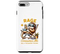 Carcasa para iPhone 7 Plus/8 Plus Rage Consumes Me Well It Did Before I Retired Chilling Sloth