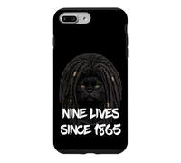 Carcasa para iPhone 7 Plus/8 Plus Rastas de Gato Negro 9 Vidas Desde 1865 rastas africanas