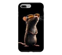 Carcasa para iPhone 7 Plus/8 Plus Rata Ratón Simpático Roedores Ratón Enano Ratas Pequeñas