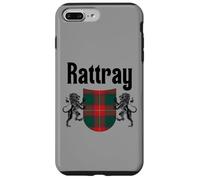 Carcasa para iPhone 7 Plus/8 Plus Rattray Clan Nombre Escocés Escudo De Armas Tartán