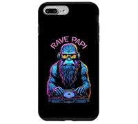 Carcasa para iPhone 7 Plus/8 Plus Rave Papi EDM Music Festival Bigfoot Sasquatch Equalizer DJ