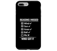 Carcasa para iPhone 7 Plus/8 Plus Razones por Las Que me perdí el Golf Humor Hilarante Golf Meme Golfistas