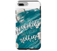 Carcasa para iPhone 7 Plus/8 Plus Reading Quote For Book Lover and Librarian Cute Book Pattern