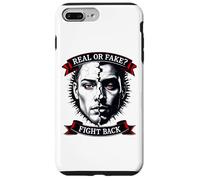 Carcasa para iPhone 7 Plus/8 Plus Real or Fake Truth Seeker Graphic tee Pregunta Realidad
