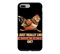 Carcasa para iPhone 7 Plus/8 Plus Realmente me Gustan los Pollos Ok Farm Easter Egger Chicken
