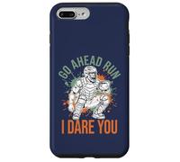 Carcasa para iPhone 7 Plus/8 Plus Recogedor de béisbol Vintage Go Ahead Run I Dare You, Divertido para niños