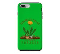 Carcasa para iPhone 7 Plus/8 Plus Recolector de Diente de león de Ensalada Urbana de forraje en la acera