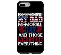 Carcasa para iPhone 7 Plus/8 Plus Recordando el Día de los Caídos de Mi Papá y los Que lo dieron Todo