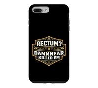 Carcasa para iPhone 7 Plus/8 Plus ¿Recto? Maldito Casi Matado Em Divertido Papá Broma Juego de Palabras Divertido
