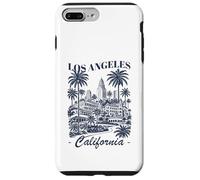 Carcasa para iPhone 7 Plus/8 Plus Recuerdo de Viaje Minimalista del Horizonte de California de Los Ángeles