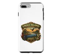 Carcasa para iPhone 7 Plus/8 Plus Recuerdo gráfico de Eagle Island State Park Idaho