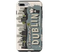 Carcasa para iPhone 7 Plus/8 Plus Recuerdo Vintage I'D Rather Be In Dublin Irlanda