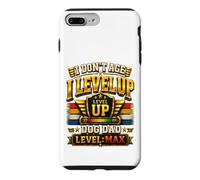 Carcasa para iPhone 7 Plus/8 Plus Regalo de cumpleaños Divertido para papá con Texto en inglés I Don't Age I Level Up Dog