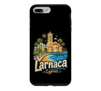 Carcasa para iPhone 7 Plus/8 Plus Regalo de Recuerdo de Viaje de Larnaca Chipre Dibujado a Mano