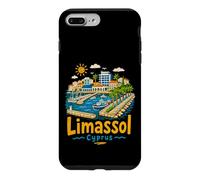 Carcasa para iPhone 7 Plus/8 Plus Regalo de Recuerdo de Viaje de Limassol Chipre Dibujado a Mano