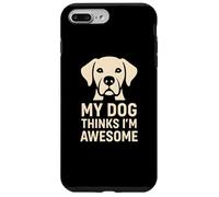 Carcasa para iPhone 7 Plus/8 Plus Regalo Divertido para un Amante de Las Mascotas con la Frase «Mi Perro Piensa Que Soy yo»