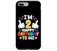 Carcasa para iPhone 7 Plus/8 Plus Regalos de cumpleaños con Texto en inglés I'm 2 Year Old Gifts Happy Birthday To Me