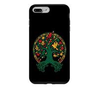 Carcasa para iPhone 7 Plus/8 Plus Reggae Tree Life Rasta Roots Singing Birds Music