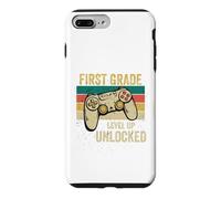Carcasa para iPhone 7 Plus/8 Plus Regreso a la Escuela Primer Grado Desbloqueado Level Up Gamer Niños Niño