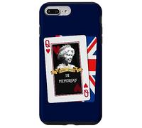 Carcasa para iPhone 7 Plus/8 Plus Reina Elizabeth II - Tarjeta de Juego (Memoriam skat Royal, Reino Unido)