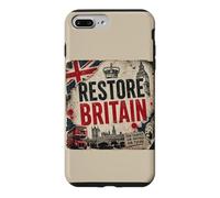 Carcasa para iPhone 7 Plus/8 Plus Restore Britain - Flag UK Conservative Graphic Grunge