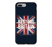 Carcasa para iPhone 7 Plus/8 Plus Restore Britain - Flag UK Conservative Graphic Grunge