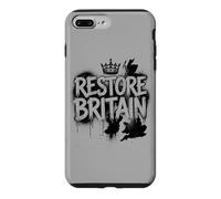 Carcasa para iPhone 7 Plus/8 Plus Restore Britain - Graffiti Flag UK Conservative Grunge