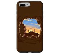 Carcasa para iPhone 7 Plus/8 Plus Resurrection Sunday Cross of Jesus Christ Empty Tomb Faith