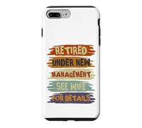 Carcasa para iPhone 7 Plus/8 Plus Retired Under New Management See Wife For Details Retirement