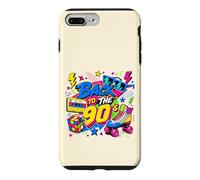 Carcasa para iPhone 7 Plus/8 Plus Retro Back to 90s Cassette Tape Boombox Roller Skate Noventa