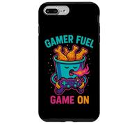Carcasa para iPhone 7 Plus/8 Plus Retro Gaming Humor RPG Juego En Funny Chicken Wing Food Pun