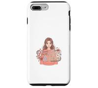 Carcasa para iPhone 7 Plus/8 Plus Retro Love Lace Votos Nupcial Romance Diseño