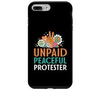 Carcasa para iPhone 7 Plus/8 Plus Retro Peace Sign Flowers Groovy Unpaid Peaceful Protester