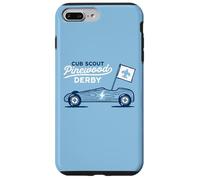Carcasa para iPhone 7 Plus/8 Plus Retro Pinewood Derby Cub Scouts Racer Race Car Logo
