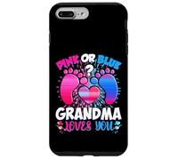 Carcasa para iPhone 7 Plus/8 Plus Revelación De Género Grandma Equipo Rosa O Azul Qué Piensas