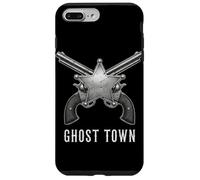 Carcasa para iPhone 7 Plus/8 Plus Revólveres Ghost Town Western Vintage Cowboy Outlaw