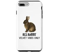 Carcasa para iPhone 7 Plus/8 Plus Rex Rabbit Velvet Vibes Solo para fanáticos de Mascotas y Animales