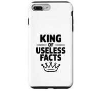 Carcasa para iPhone 7 Plus/8 Plus Rey de Hechos inútiles Funny Nerd Trivia Lover