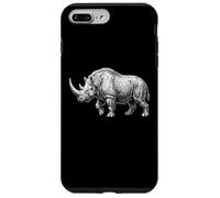Carcasa para iPhone 7 Plus/8 Plus Rinoceronte lanudo Edad de Hielo Megafauna Animal Prehistórico